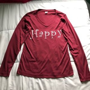 Women’s Maroon Long-Sleeve